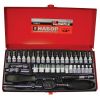 НАБОР ГОЛОВОК № 13522 с квадратом 1/4 MATRIX MASTER (38 предметов)